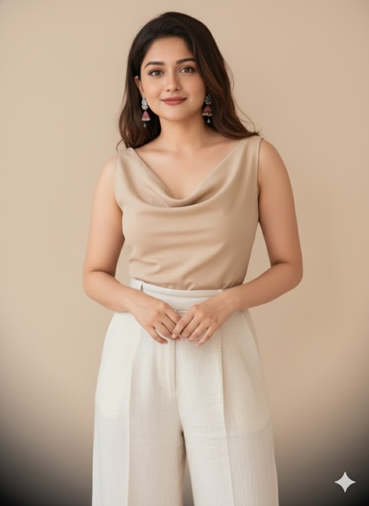 Dramatic black and white portrait